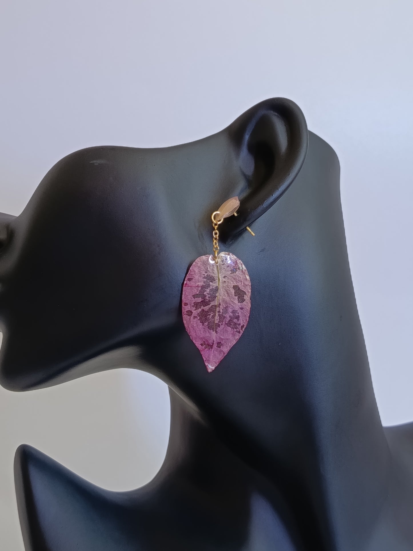 Bougainvillea Gold Filled Stainless Steel Earrings