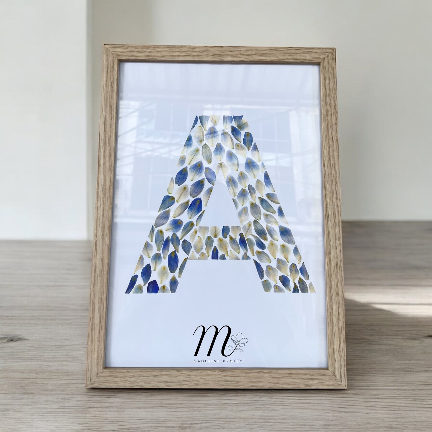 Pressed Flower Keepsake Frame – Custom Bouquet Memorial with Photo & Personal Note (5 Frame Colors)