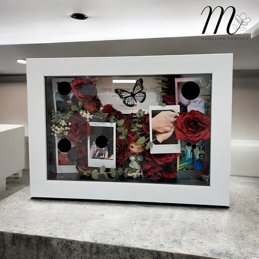 Small 3D Preserved Flower Frame – Memory Keepsake