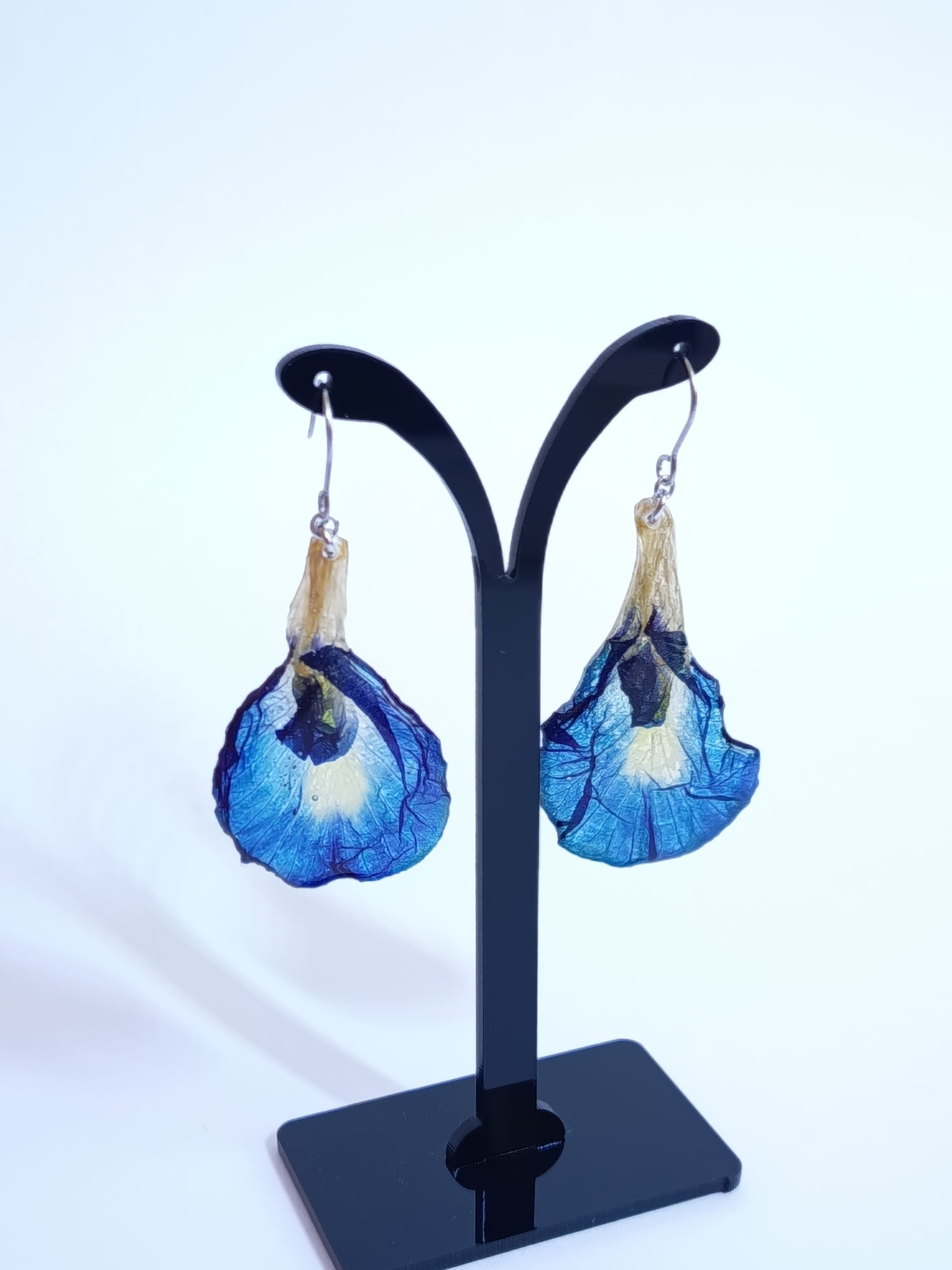 Blue Butterfly Pea Drop Earrings