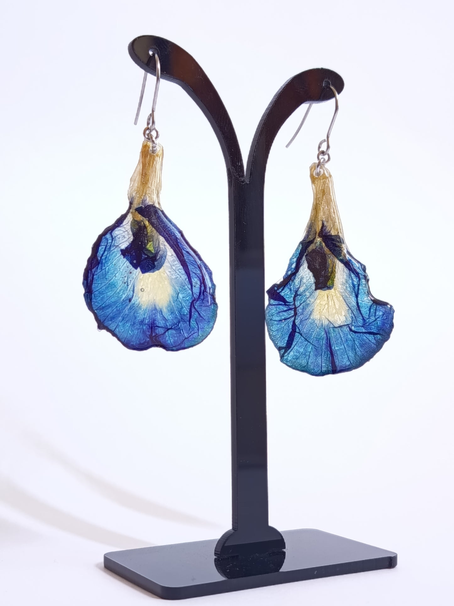 Blue Butterfly Pea Drop Earrings