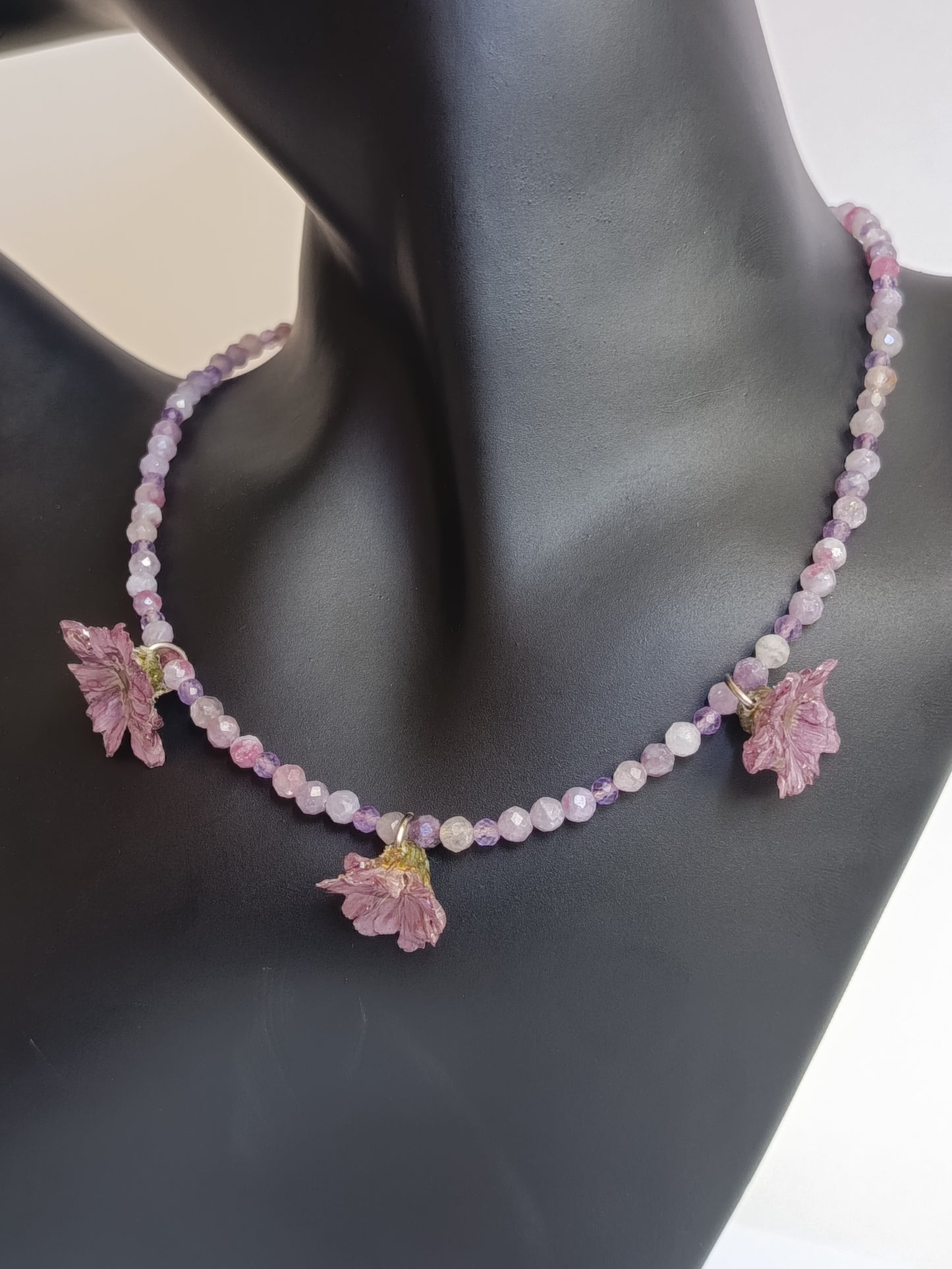 Lilac Bloom Amethyst Choker