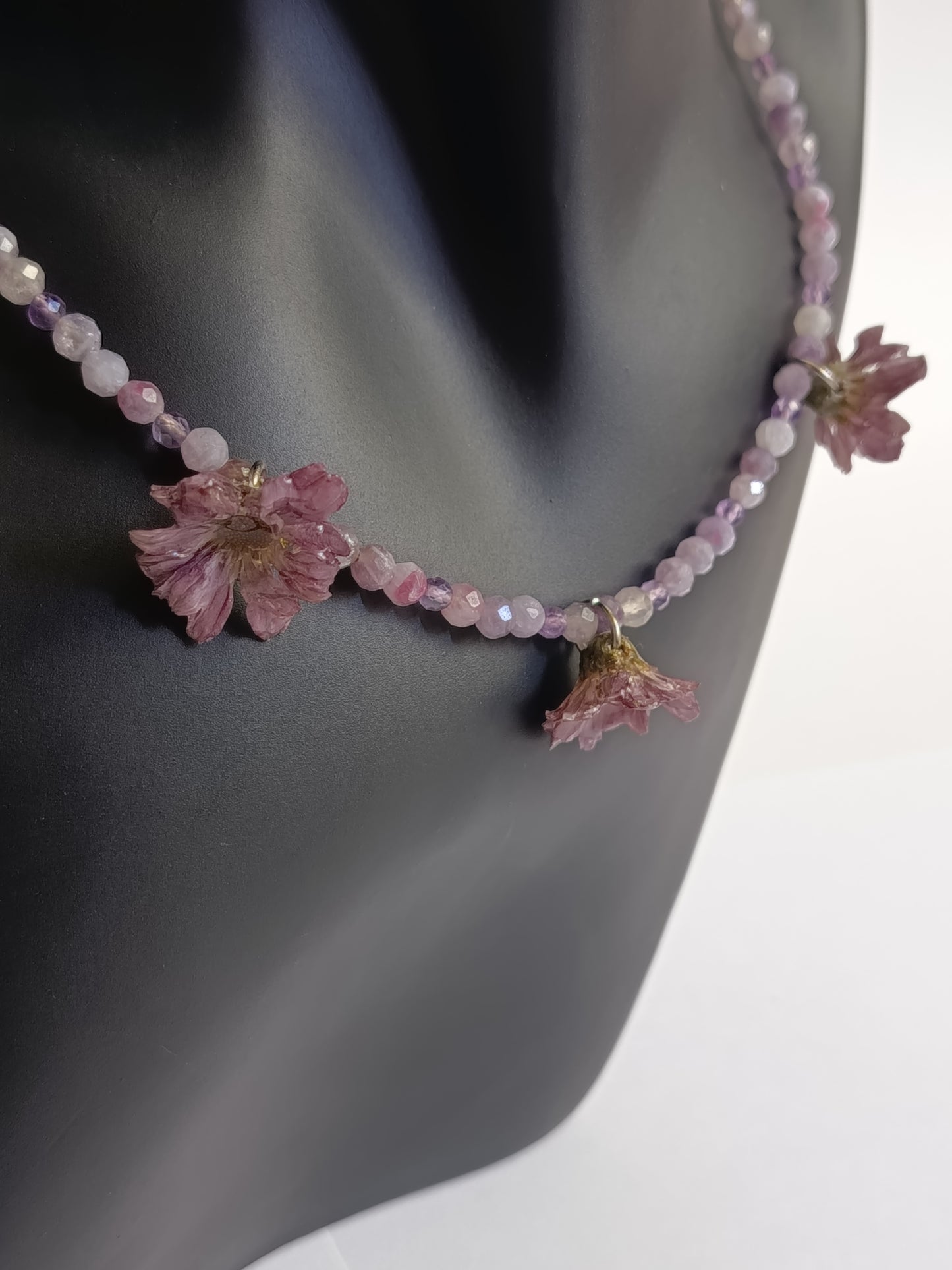 Lilac Bloom Amethyst Choker